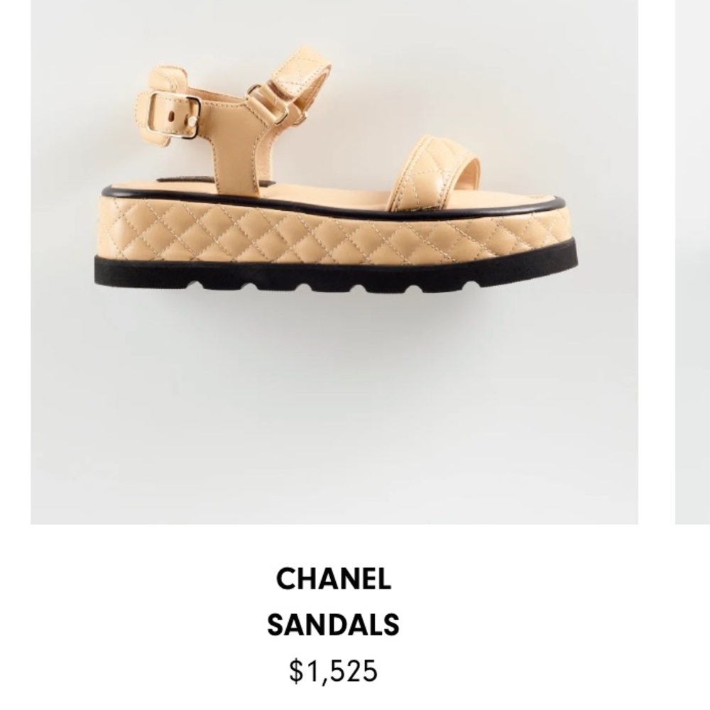 CHANEL SANDALS - Picture 3 of 4